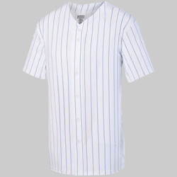 Pinstripe Full-Button Jersey