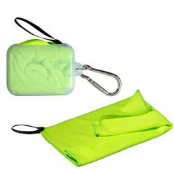 Cooling Towel In Carabiner Case