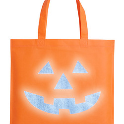 Pumpkin Reflective Tote Bag