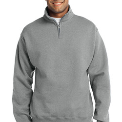 NuBlend ® 1/4 Zip Cadet Collar Sweatshirt