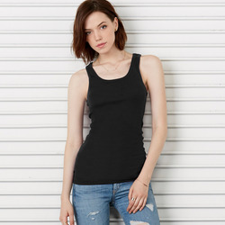 +CANVAS Ladies' Sheer Mini Rib Tank