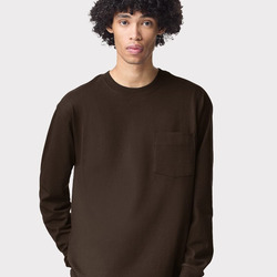 Unisex Super Heavyweight Long Sleeve Pocket Tee
