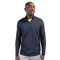 Clique Ice Pique Colorblock Mens Half Zip Tech Pullover