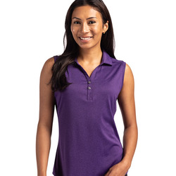 Cutter & Buck Forge Eco Stretch Recycled Womens Sleeveless Polo