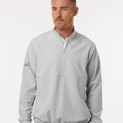 Woven Half-Zip Pullover