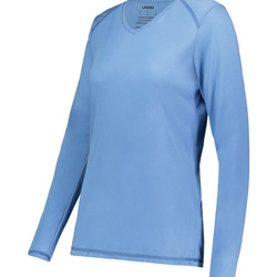 Ladies Super Soft-Spun Poly Long Sleeve Tee