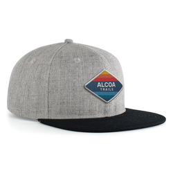 Wool Blend Heather Snapback Cap