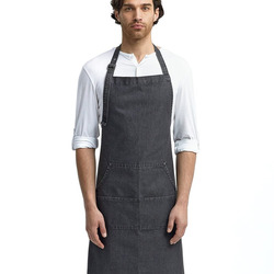 Jeans Stitch Denim Bib Apron