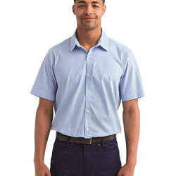 Men's Microcheck Gingham Cotton Shirt