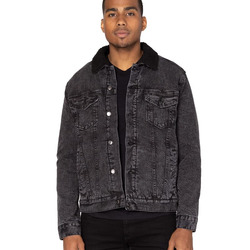 Unisex Sherpa-Lined Denim Jacket
