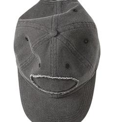 Pigment-Dyed Raw-Edge Patch Baseball Cap