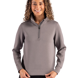 Cutter & Buck Roam Epic Versatility Recycled Womens Quarter Zip Pullover