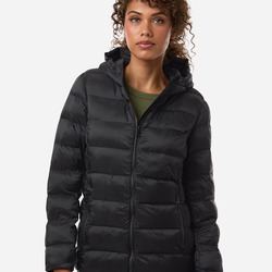 Women's Lightweight Poly-filled Hooded Puffer Jacket