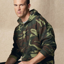Unisex Camo Fleece Hoodie Sweatshirt