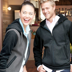 Unisex Heavyweight Varsity Full-Zip Hooded Sweatshirt