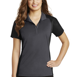 Sport Tek Ladies Colorblock Micropique Sport Wick ® Polo