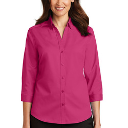 Women's 3/4 Sleeve SuperPro Twill Shirt