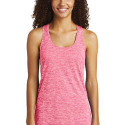 Multi-Color Sublimatable Ladies PosiCharge Electric Heather Racerback Tank