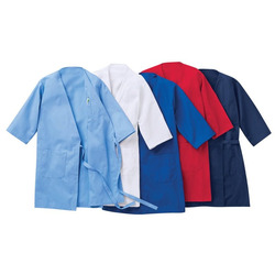 Men's Collarless Butcher Wrap