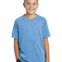 Youth PosiCharge Tri Blend Wicking Raglan Tee