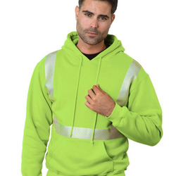 Unisex USA-Made High Visibility Hooded Sweatshirt