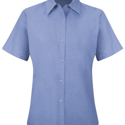 Women's Short Sleeve Specialized Pocketless Work Shirt