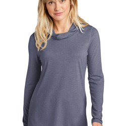 Ladies PosiCharge ® Tri Blend Wicking Long Sleeve Hoodie