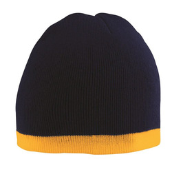 Two-Tone Knit Beanie