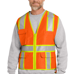 Ansi 107 Class 2 Surveyor Zippered Two Tone Vest