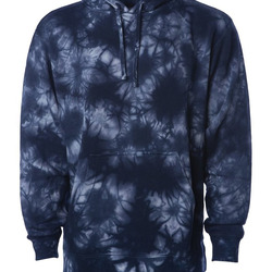 Unisex Midweight Tie-Dyed Hooded Sweatshirt