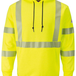 Men's Hi-Visibility Hooded Sweatshirt