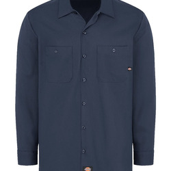 Industrial Cotton Long Sleeve Work Shirt - Tall Sizes