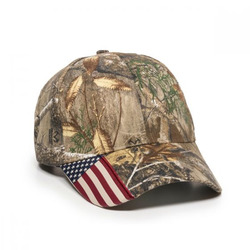 Structured W/Camo Flag Visor Insert