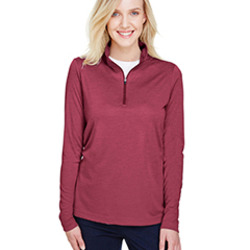 Ladies' Zone Sonic Heather Performance Quarter-Zip