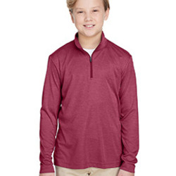 Youth Zone Sonic Heather Performance Quarter-Zip