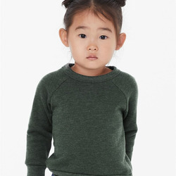 Toddler Sponge Fleece Raglan Crewneck Sweatshirt
