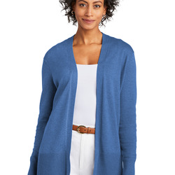 Women's Cotton Stretch Long Cardigan Sweater