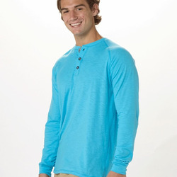 Unisex Henley Long Sleeve T-Shirt