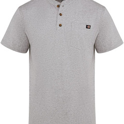 Men's Tall Heavyweight Traditional Short Sleeve Henley