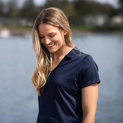 Cutter & Buck Daybreak Eco Recycled Womens V-neck Polo