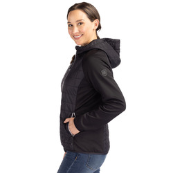 Cutter & Buck Rainier Primaloft Womens Eco Full Zip Hybrid Jacket