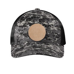 Digi Camo Snapback Trucker Cap With Sublimatable Patch