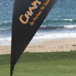 8ft Teardrop Flag Banner (Single Sided)